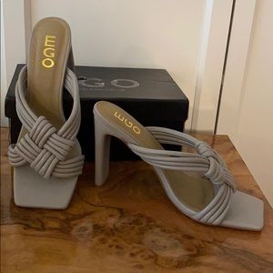 Brand new Ego light grey mules size 9 (7uk)